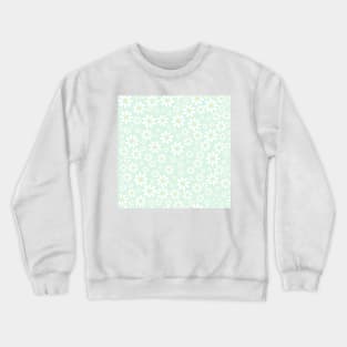 Daisies Pattern Crewneck Sweatshirt